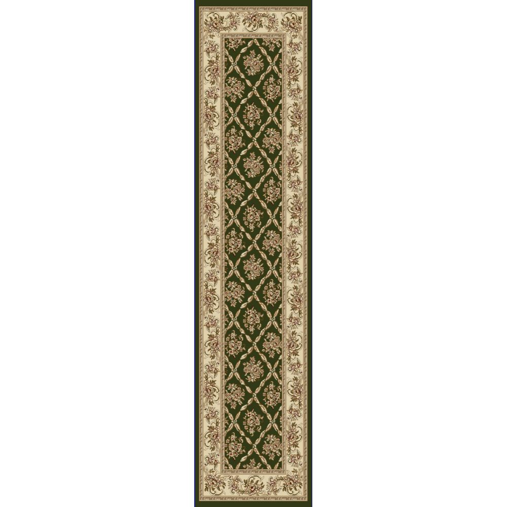 Dynamic Rugs 58018-440 Legacy 2.2 Ft. X 7.7 Ft. Finished Runner Rug in Green